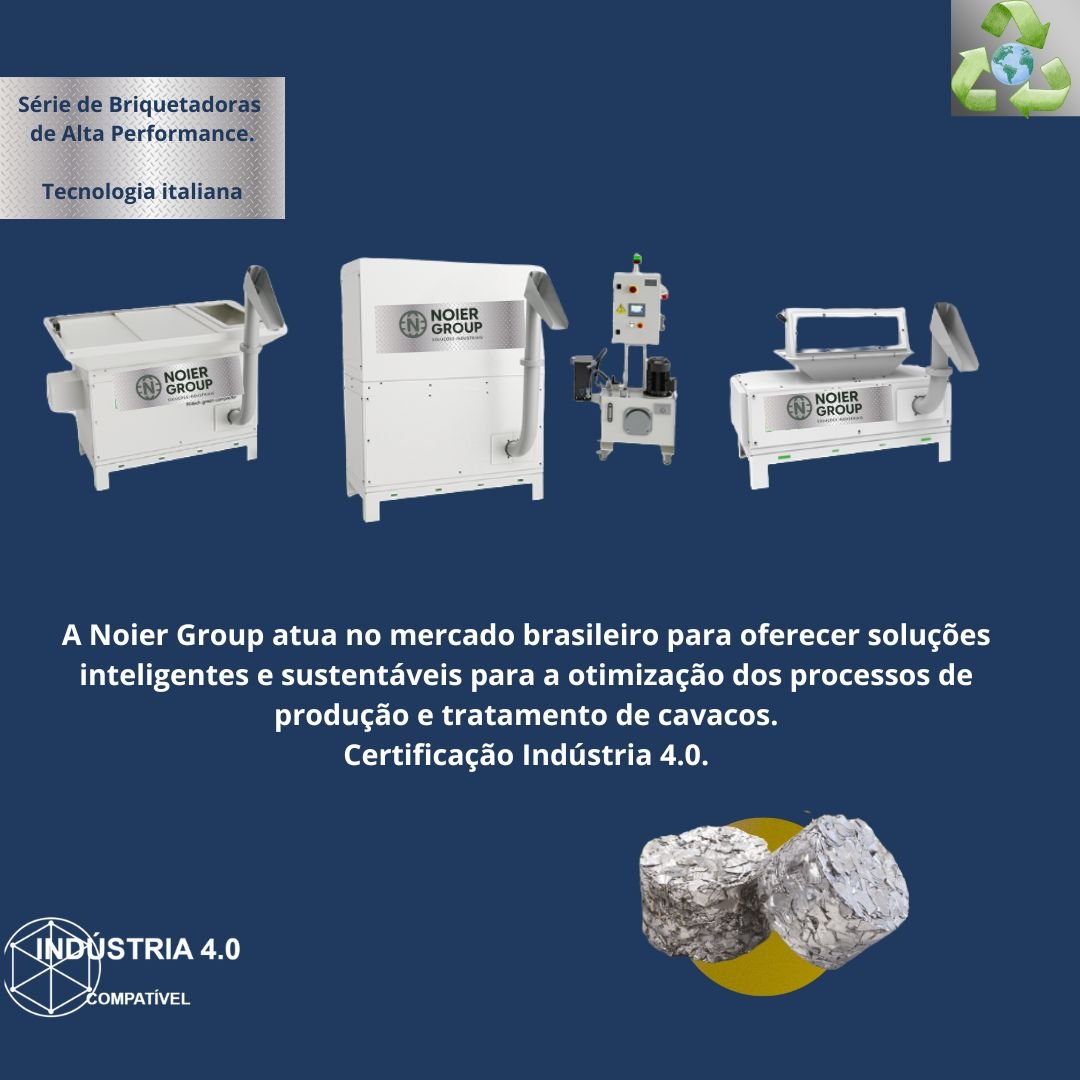 Briquetadora de Cavacos Metálicos